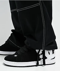 Empyre Ultra Loose Embroidered Cell Phone Black Cargo Pants
