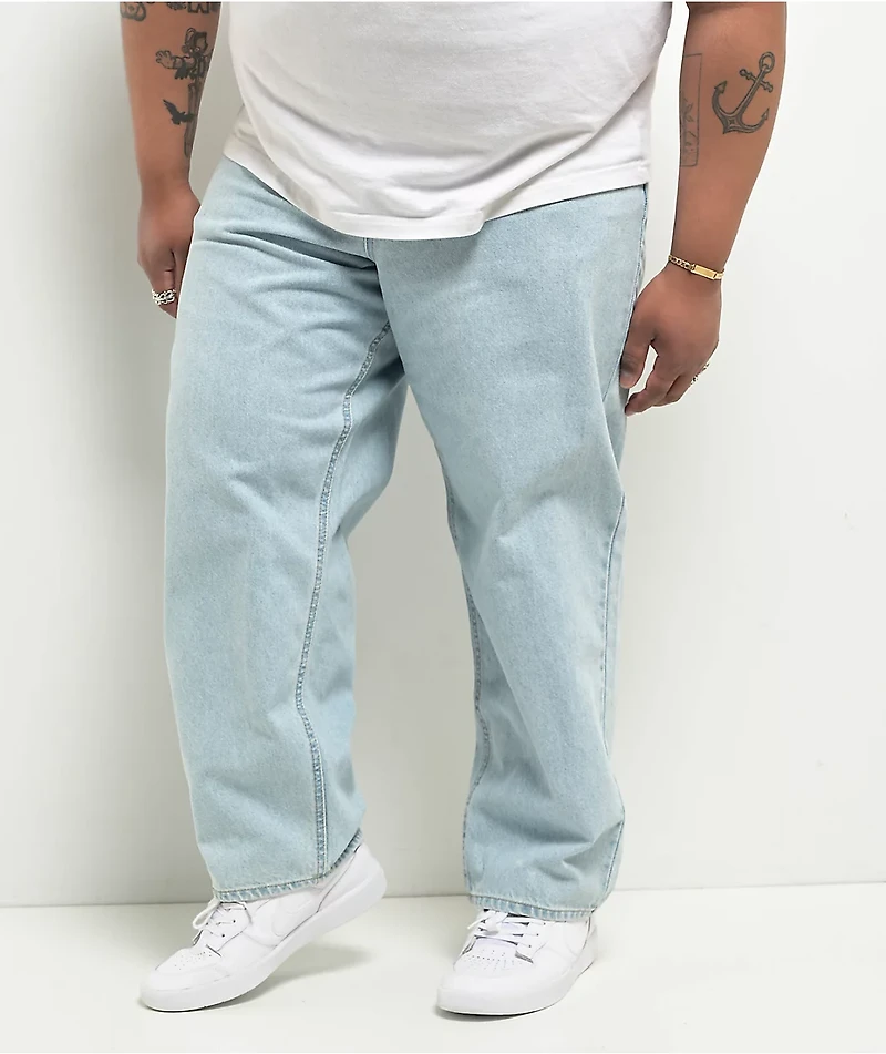 Empyre Ultra Loose Fit Colby Light Blue Wash Skate Jeans