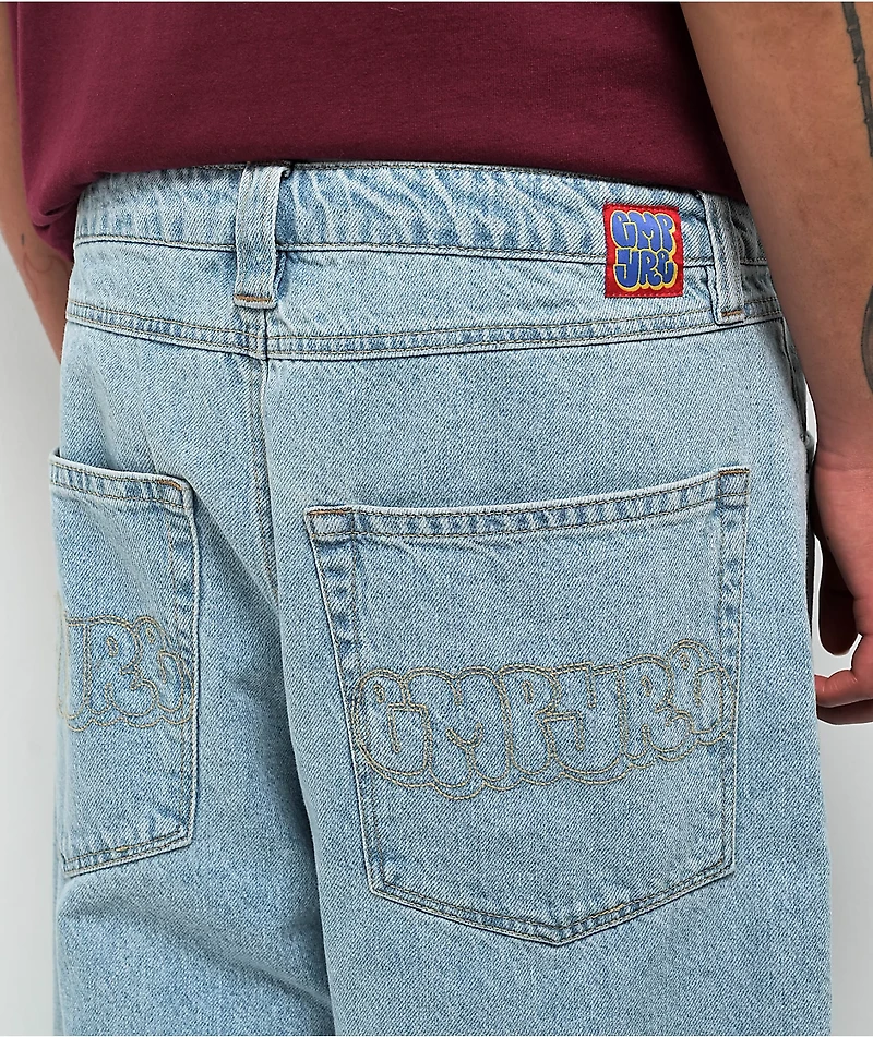 Empyre Ultra Loose Fit Colby Light Wash Skate Jeans