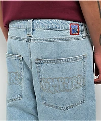 Empyre Ultra Loose Fit Colby Light Wash Skate Jeans