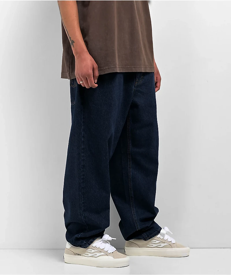 Empyre Ultra Loose Fit Evening Dark Blue Jeans