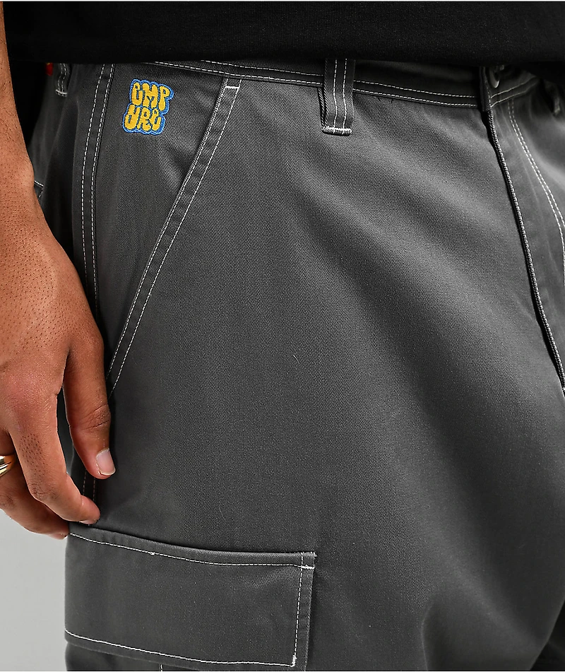 Empyre Ultra Loose Grey Cargo Skate Pants
