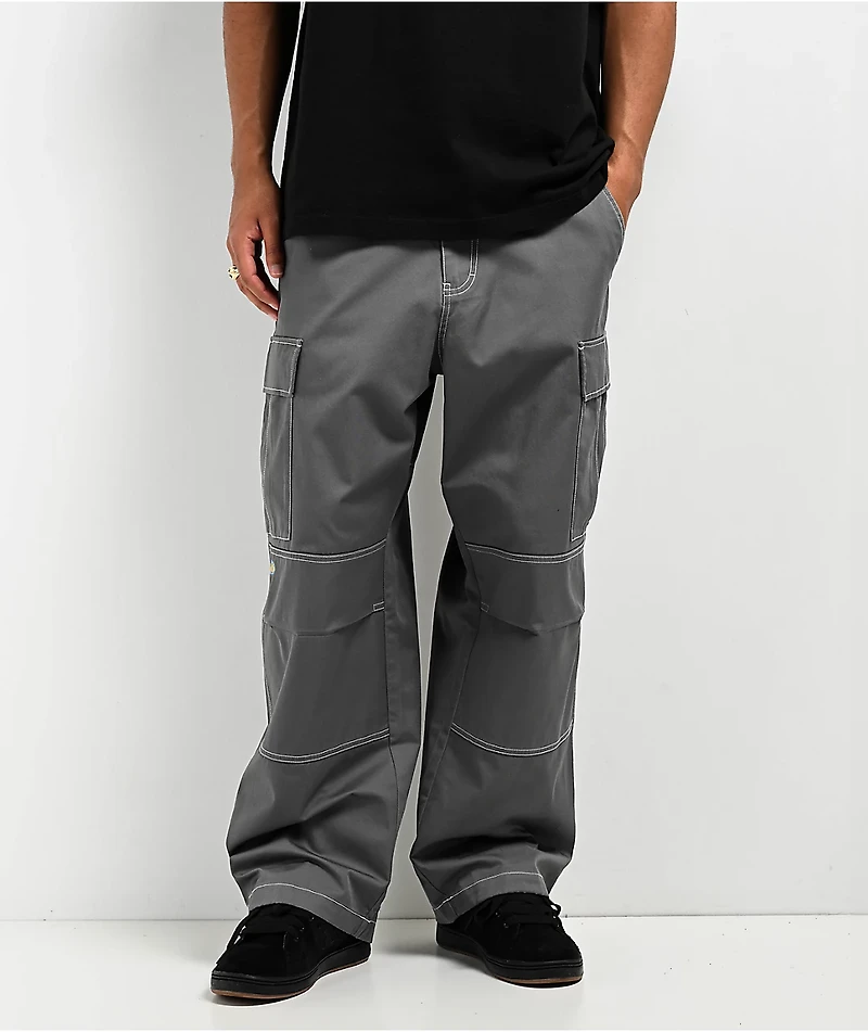 Empyre Ultra Loose Grey Cargo Skate Pants