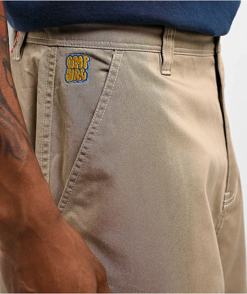 Empyre Ultra Loose Khaki Cargo Skate Pants