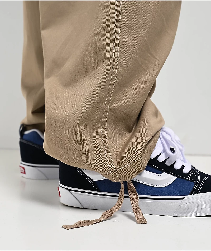 Empyre Ultra Loose Khaki Cargo Skate Pants