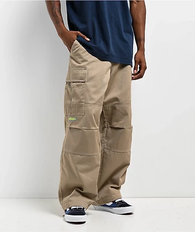 Empyre Ultra Loose Khaki Cargo Skate Pants