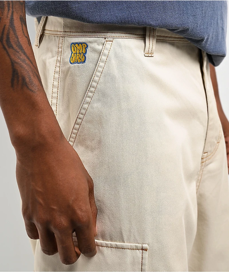 Empyre Ultra Loose Natural Birch Cargo Skate Pants