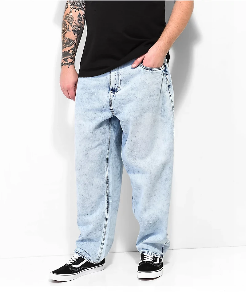 Empyre Ultra Loose Righteous Light Blue Wash Denim Skate Jeans