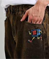 Empyre Ultra Loose TV Brown Wash Denim Jeans