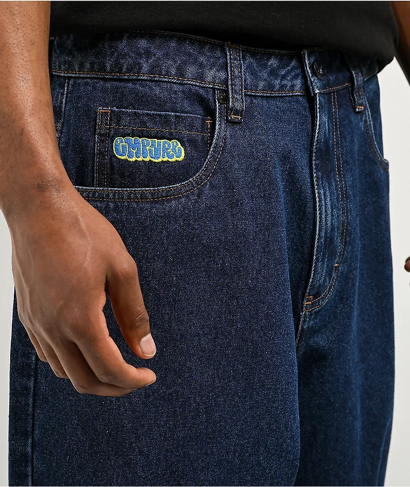 Empyre Ultra Wide Evening Dark Blue Skate Jeans