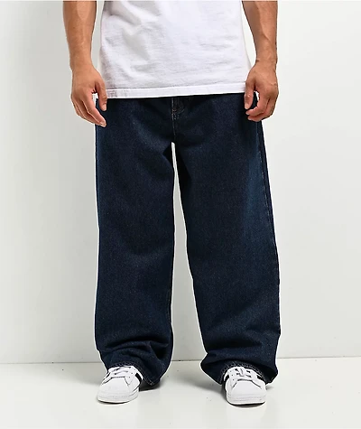Empyre Ultra Wide Evening Dark Blue Skate Jeans