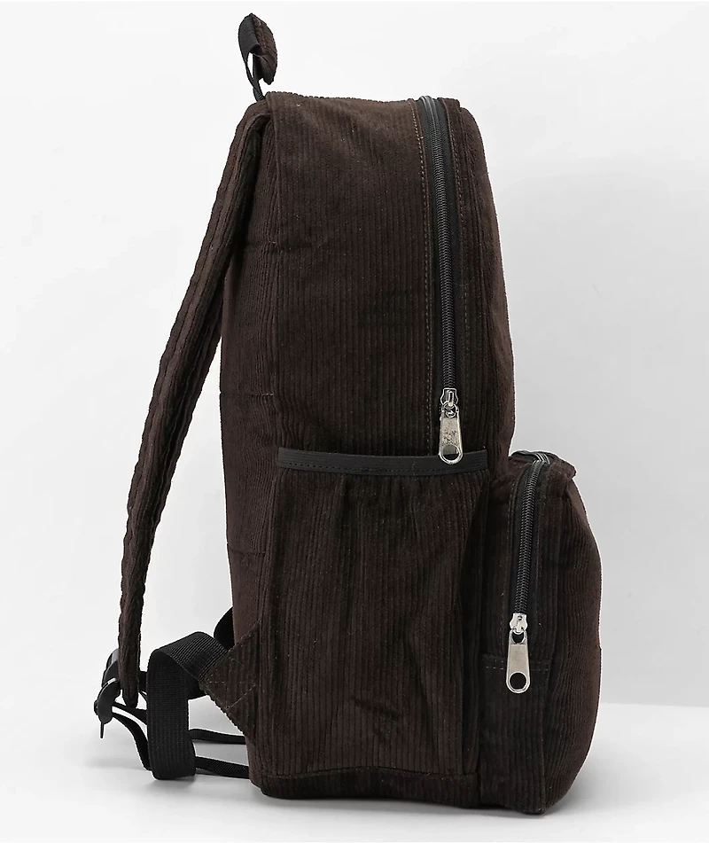Empyre Venture Brown Corduroy Backpack