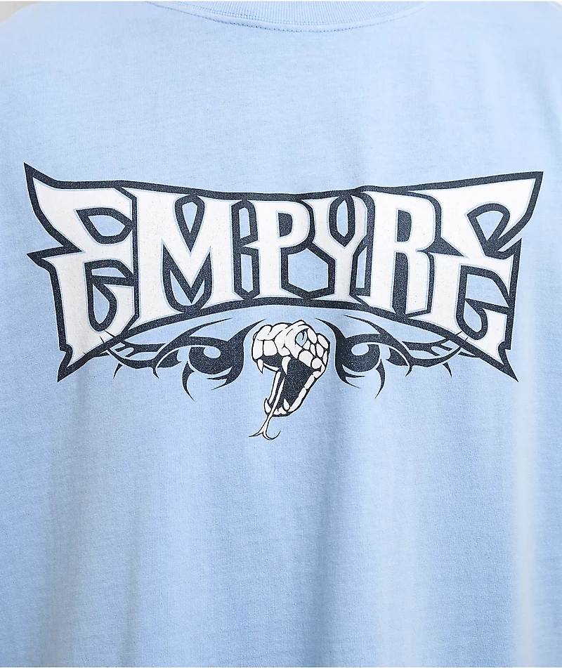Empyre Venue Baby Blue Wash Boxy T-Shirt