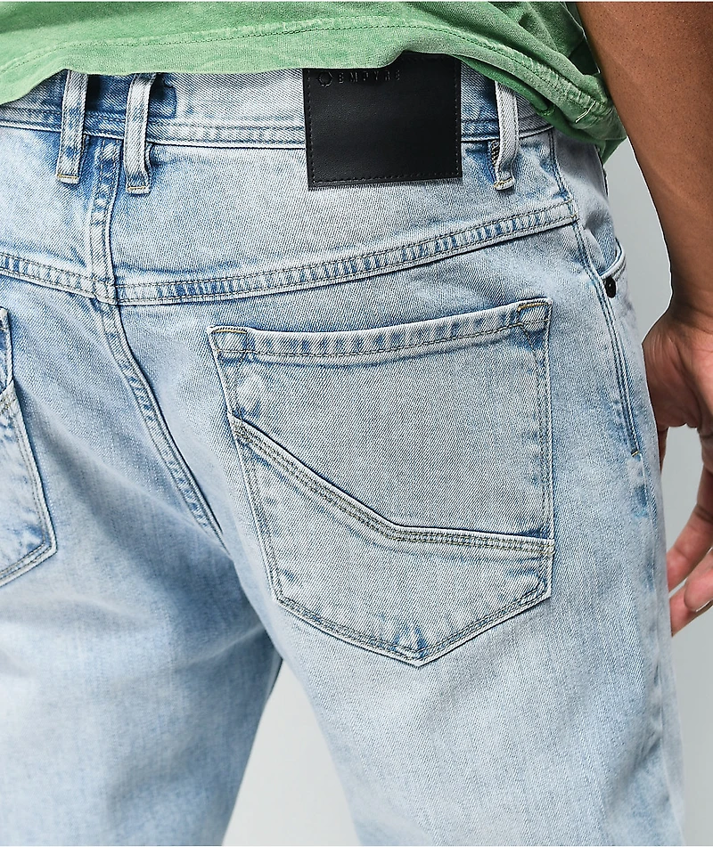 Empyre Verge Jonah Light Wash Tapered Skinny Jeans