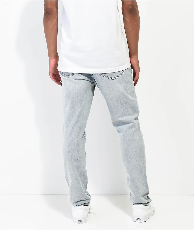 Empyre Verge Tapered Aged Light Wash Skinny Jeans