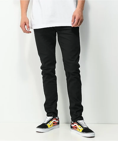 Empyre Verge Tapered Black Skinny Jeans