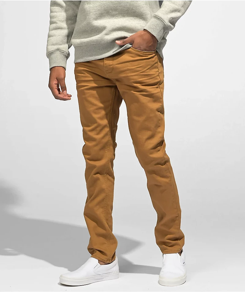 Empyre Verge Tapered Tobacco Skinny Jeans