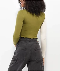 Empyre Verona Colorblock Long Sleeve Button Up Shirt