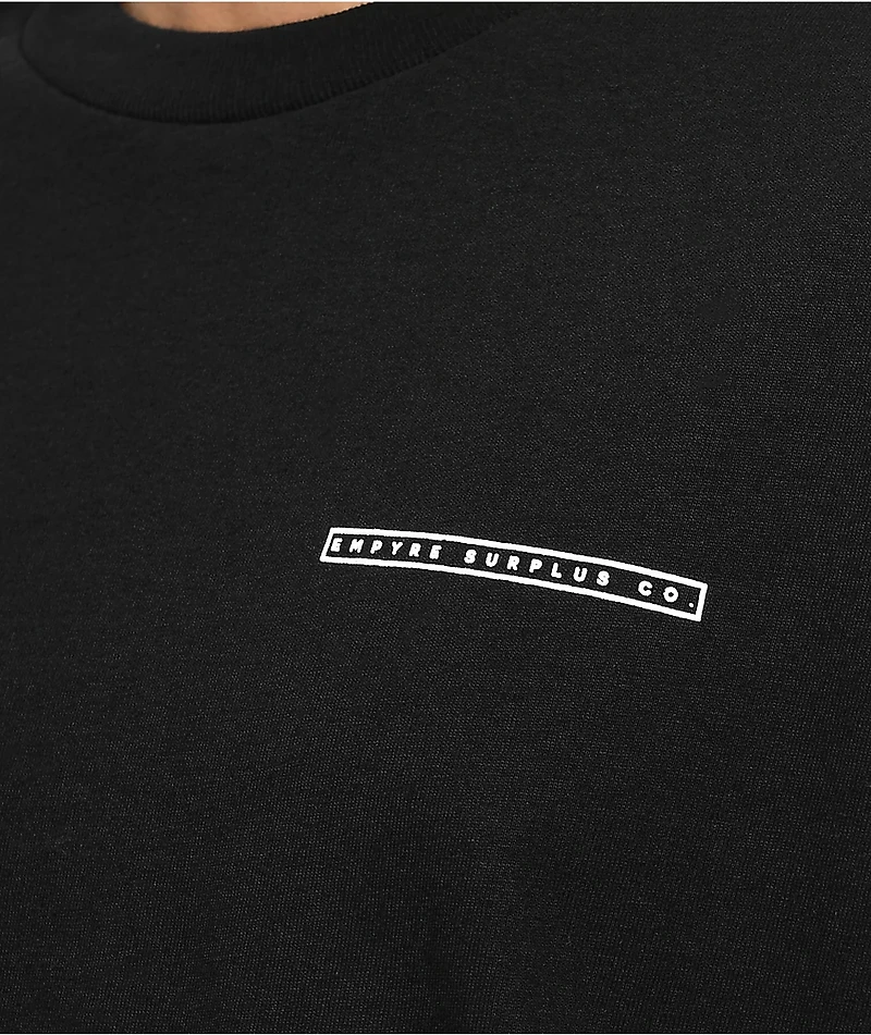 Empyre Vertigo Rose Black Long Sleeve T-Shirt