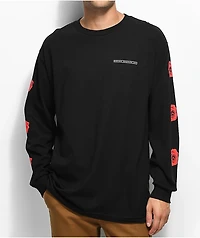 Empyre Vertigo Rose Black Long Sleeve T-Shirt