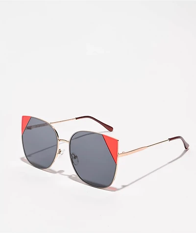 Empyre Vixen Gold Smoke Sunglasses