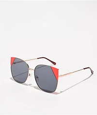 Empyre Vixen Gold Smoke Sunglasses