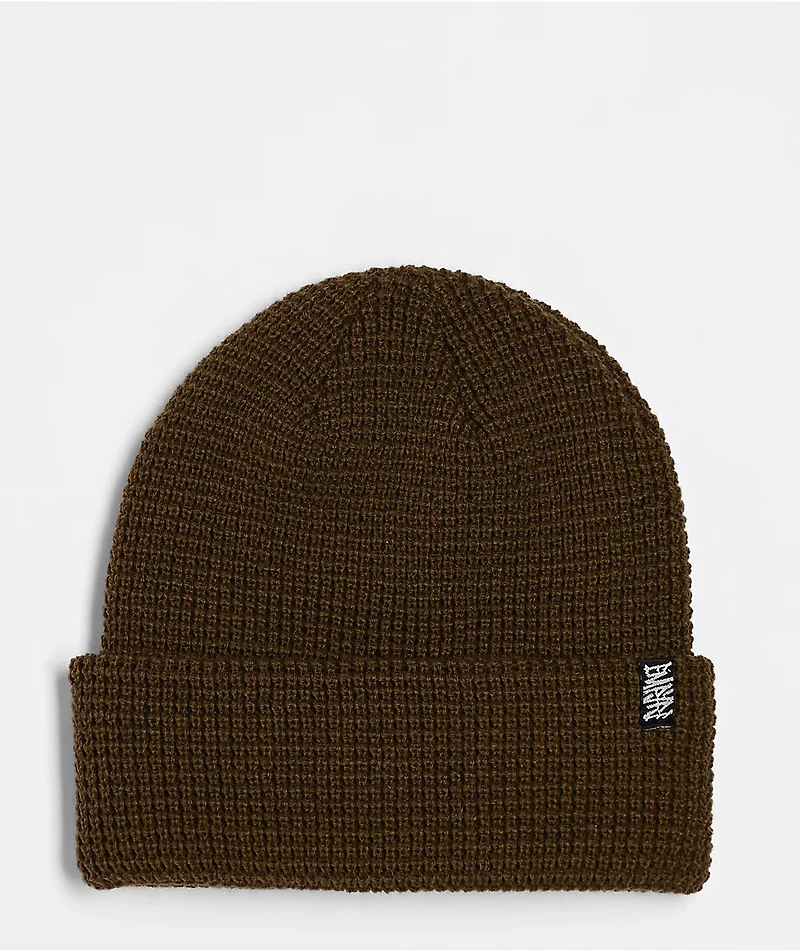 Empyre Waffle Party Brown Beanie