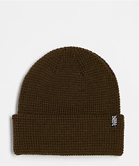 Empyre Waffle Party Brown Beanie