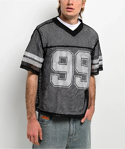 Empyre Warm Up Black Crop Football Jersey