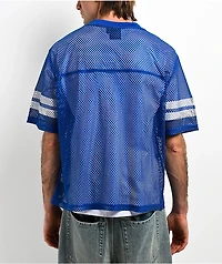 Empyre Warm Up Blue Crop Football Jersey