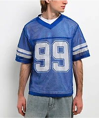 Empyre Warm Up Blue Crop Football Jersey