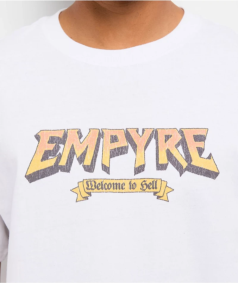 Empyre Welcome To Hell White T-Shirt