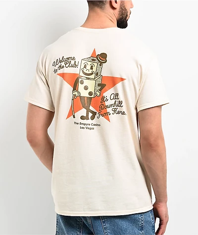 Empyre Welcome To The Club Natural T-Shirt