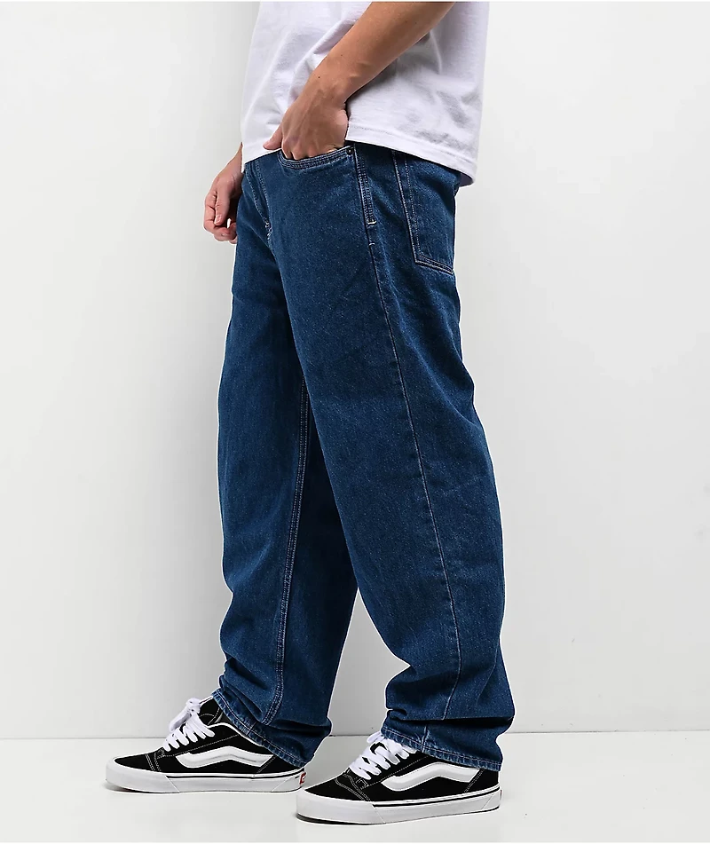 Empyre Wheelie Blue Loose Fit Skate Jeans