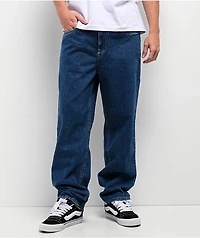 Empyre Wheelie Blue Loose Fit Skate Jeans
