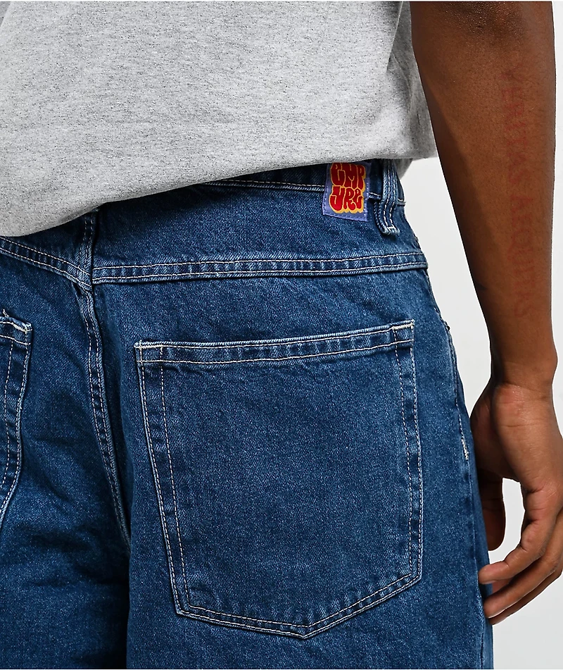 Empyre Wheelie Blue Ultra Wide Skate Jeans
