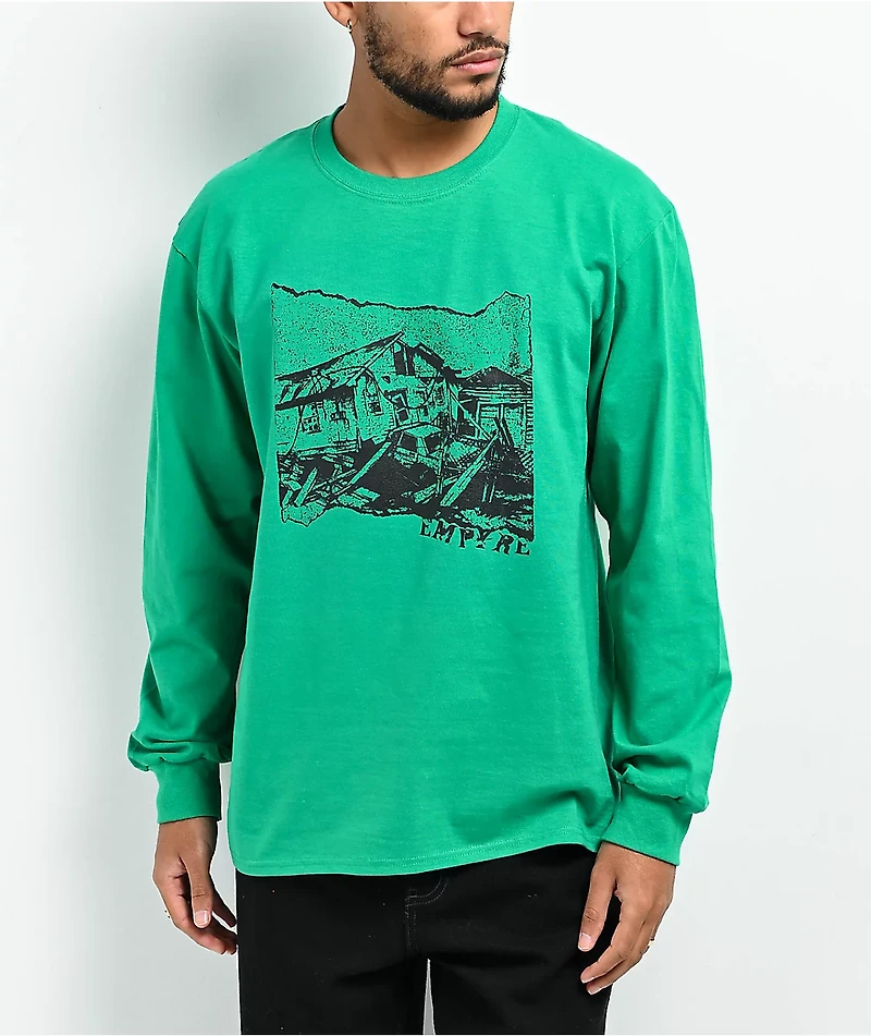 Empyre Wheres My Car Green Long Sleeve T-Shirt