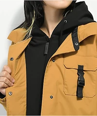 Empyre Women's Harmony Ridge Tan & Black 10K Snowboard Jacket