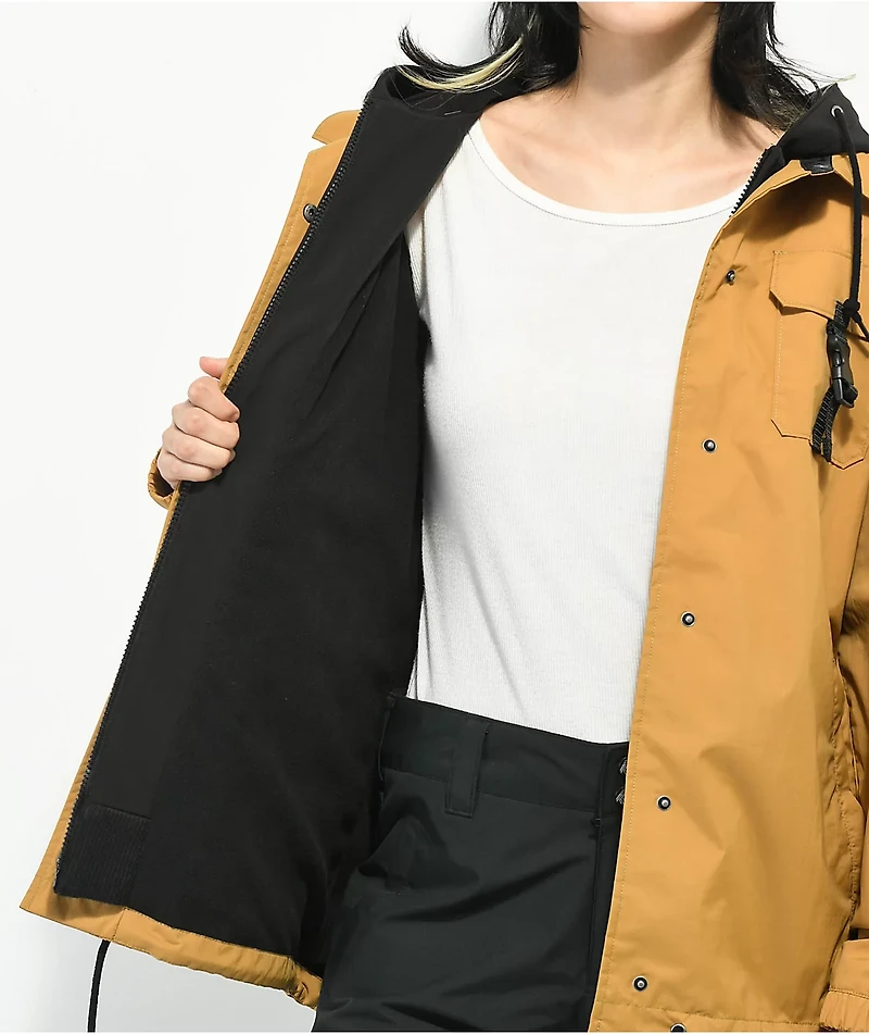 Empyre Women's Harmony Ridge Tan & Black 10K Snowboard Jacket