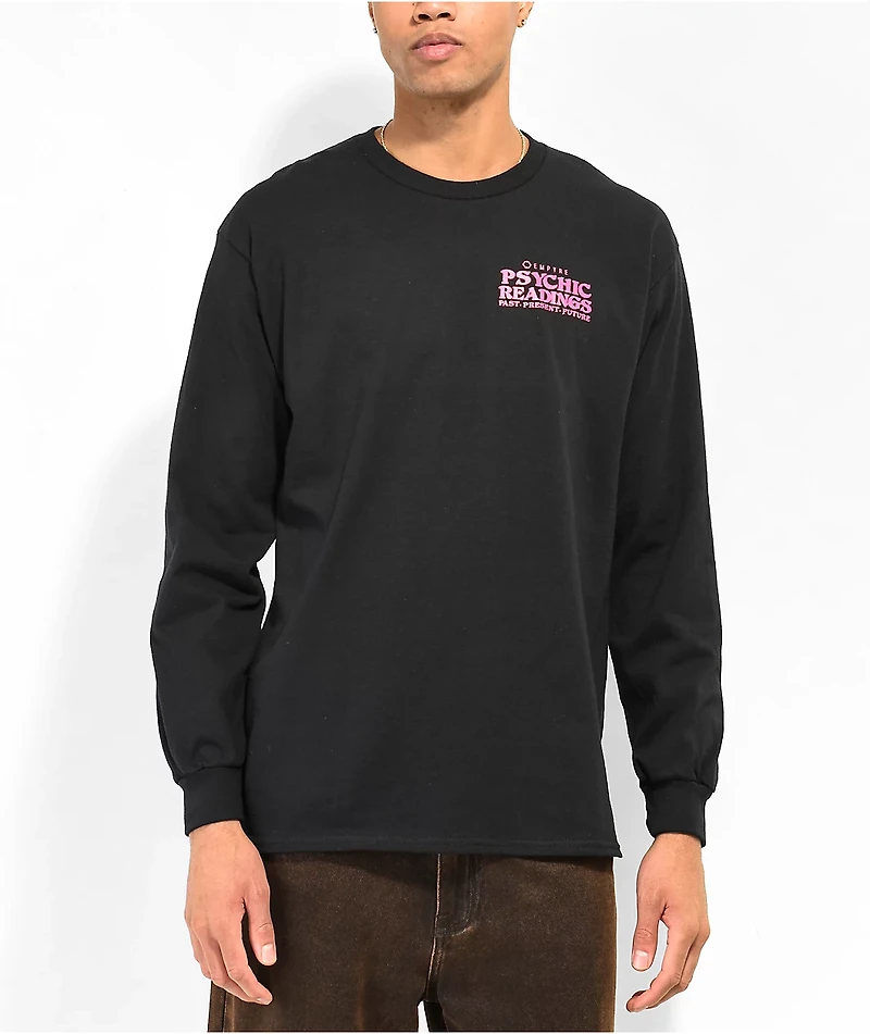 Empyre World Readings Black Long Sleeve T-Shirt