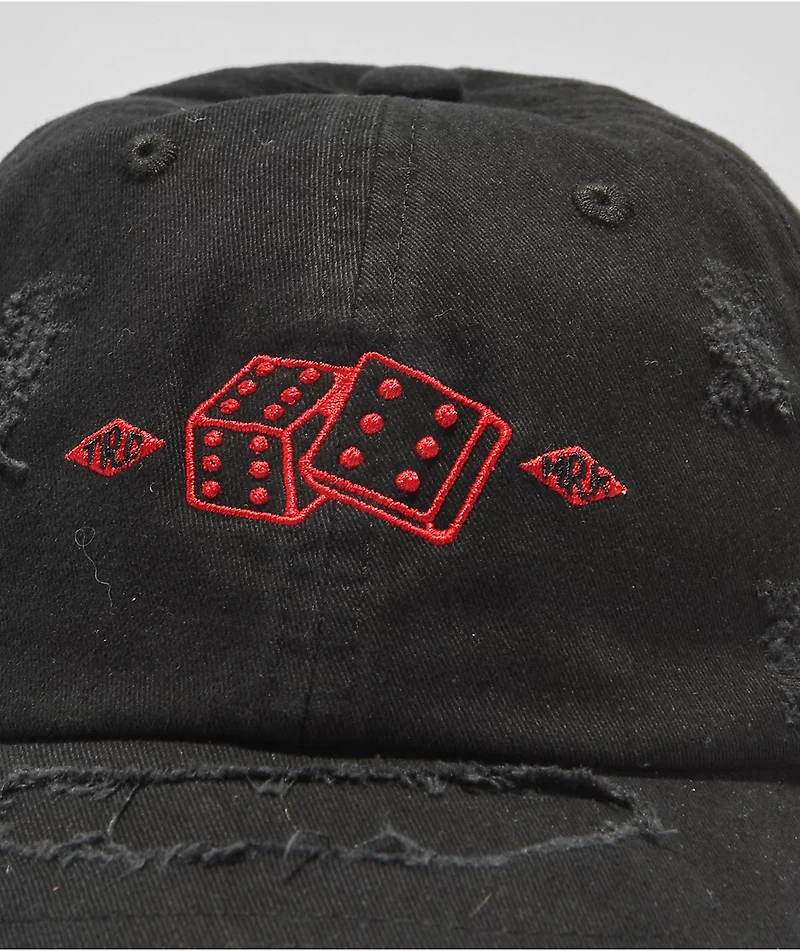 Empyre Wrecked Black Strapback Hat