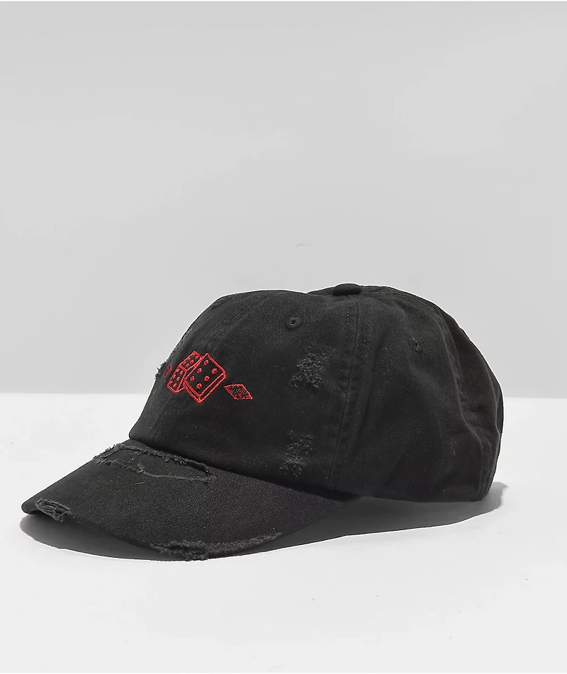 Empyre Wrecked Black Strapback Hat