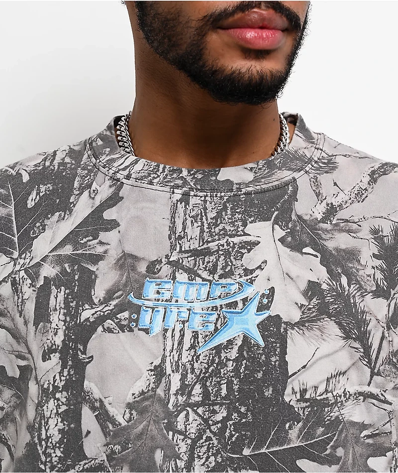 Empyre Y2K Star Grey Camo T-Shirt