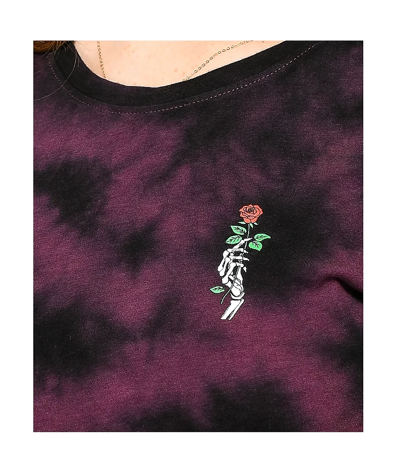 Empyre Yohanna Rose Purple Tie Dye T-Shirt