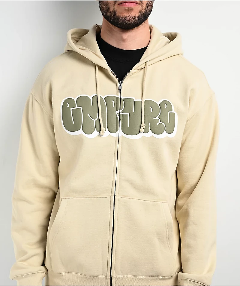 Empyre Yolked Natural Zip Hoodie