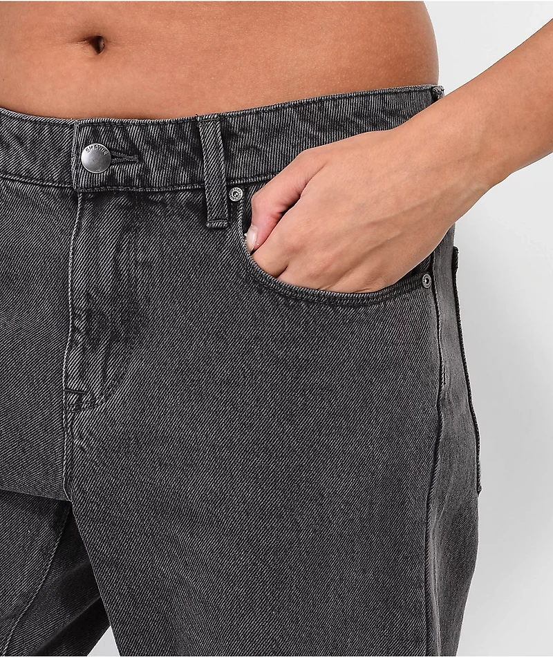 Empyre Zia Black Low-rise Vintage Straight Jeans