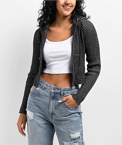 Empyre Zippy Limestone Crop Zip Hoodie