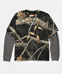 Empyre x Realtree Black Camo & Grey 2Fer Long Sleeve T-Shirt