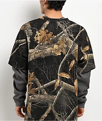 Empyre x Realtree Black Camo & Grey 2Fer Long Sleeve T-Shirt