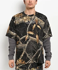 Empyre x Realtree Black Camo & Grey 2Fer Long Sleeve T-Shirt